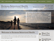 Tablet Screenshot of horizonsbh.com